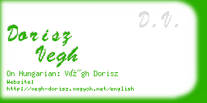 dorisz vegh business card